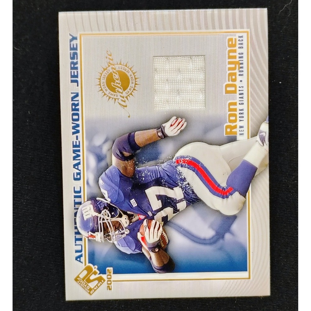 RON DAYNE 2002 PRIVATE STOCK RESERVE #85 GAME JERSEY NEW‎ YORK GIANTS SP
